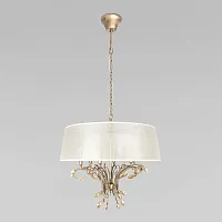 Люстра подвесная Hermitage 10305/A LOFT IT бежевая прозрачная на 6 ламп, основание шампань в стиле современный Люстра подвесная Hermitage 10305/A LOFT IT бежевая прозрачная на 6 ламп, основание шампань в стиле современный